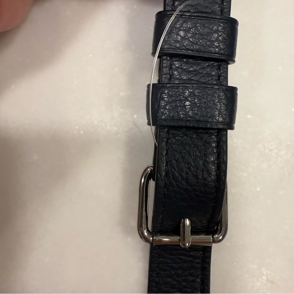 Coach Jes Denim & pebbled Leather Convertible Crossbody Belt Bag NWOT - Picture 4 of 15